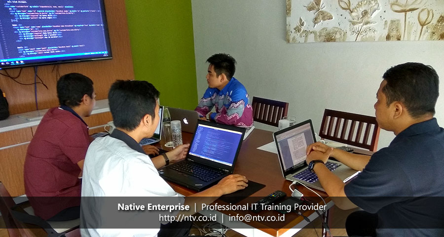 Training "AngularJS Web App Development" bersama Universitas Lambung Mangkurat