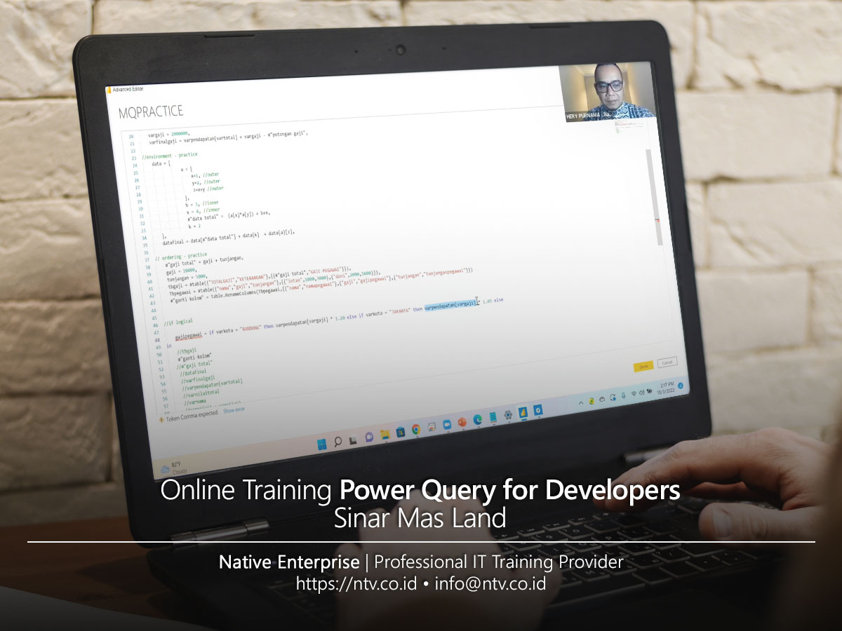 Online Training "Power Query for Developers" bersama Sinar Mas Land ...