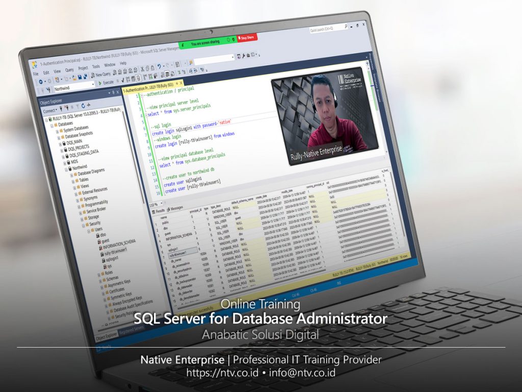 Online Training “SQL Server for Database Administrator” bersama ...
