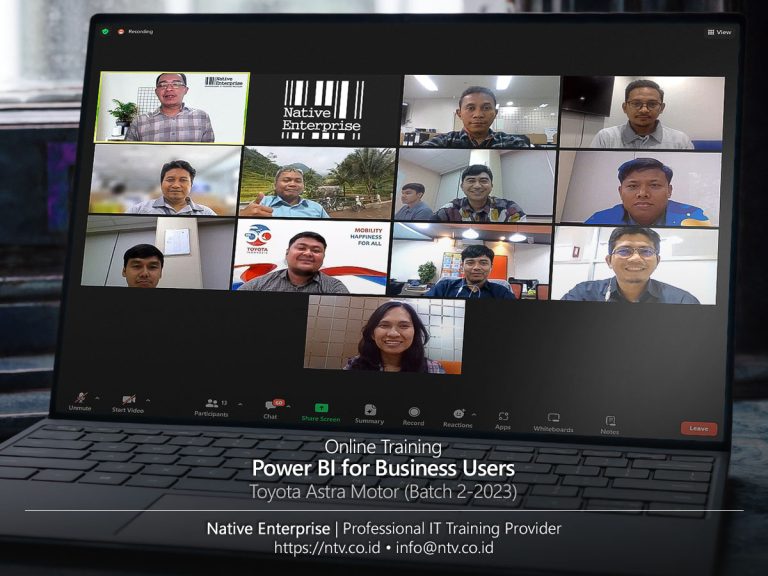 Online Training "Power BI for Business Users" bersama Toyota Astra ...